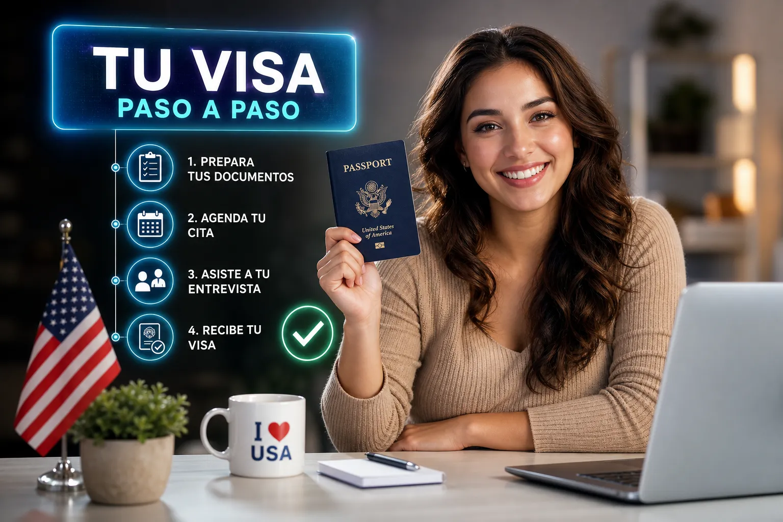Cómo Obtener tu Visa para Estados Unidos Paso a Paso