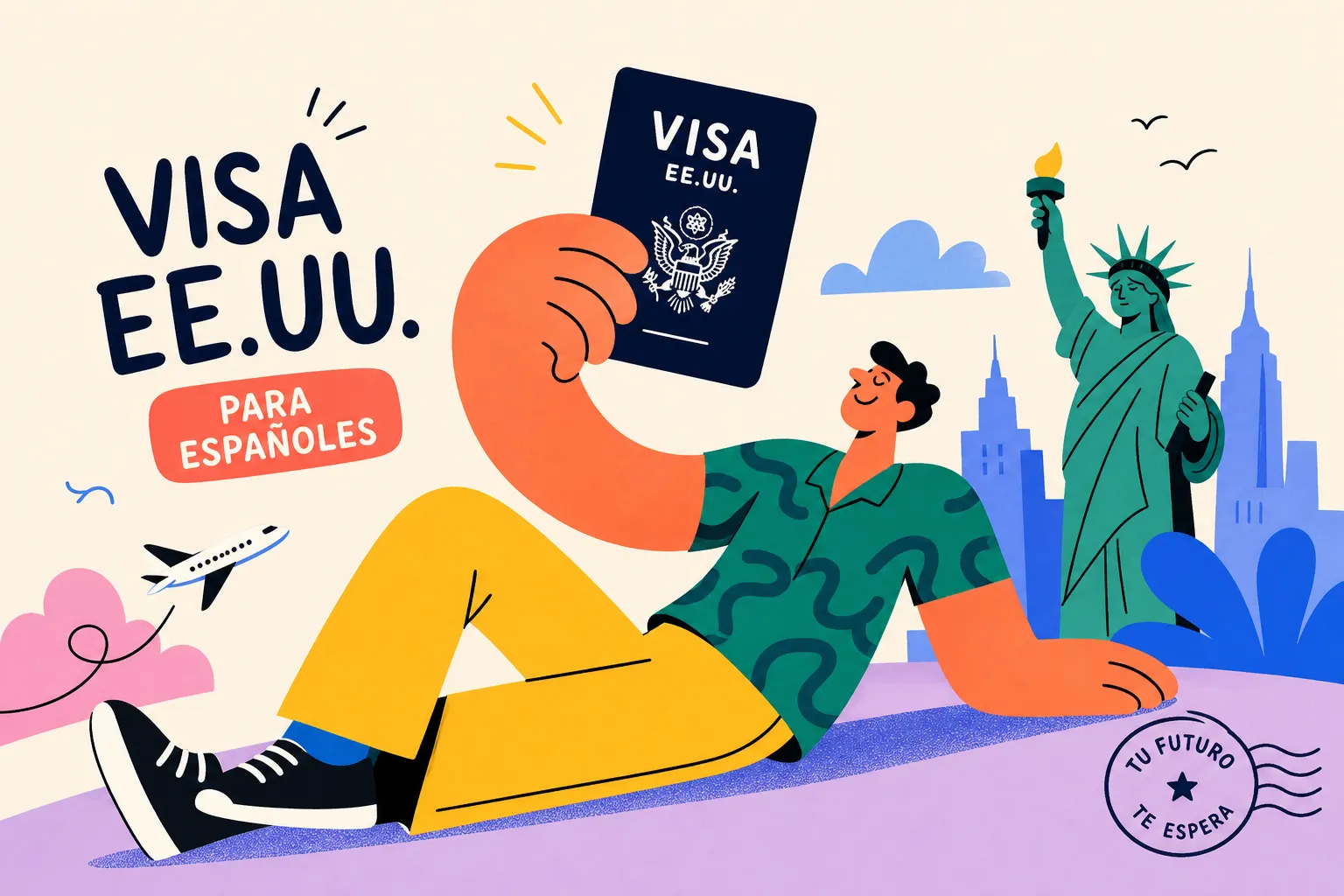 Visa EE.UU. para españoles: guía completa 2026